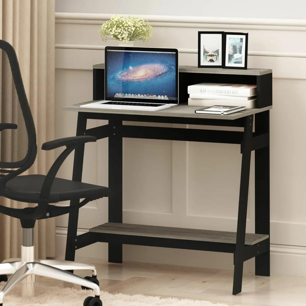 Computer Study Desk, Writing Desk Black table 80cm - Image 1