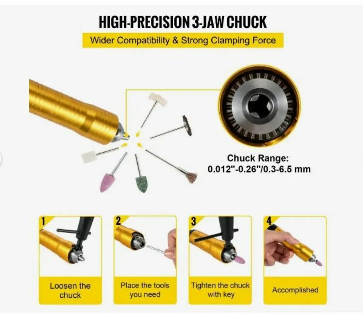 Flex Shaft Grinder 780W Rotary Tool - Image 2