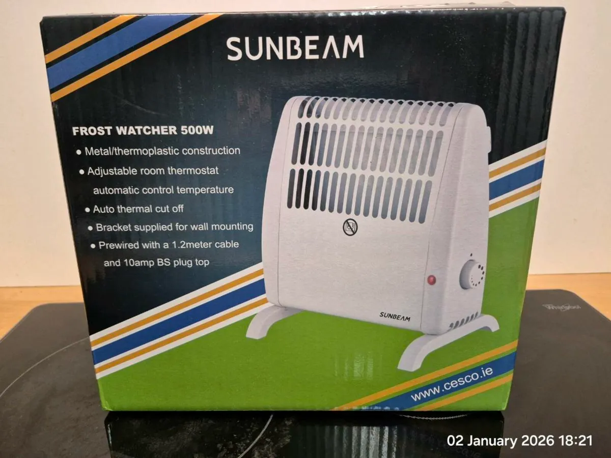 Sunbeam 500W Frost Watcher c/w Thermostat - Image 2