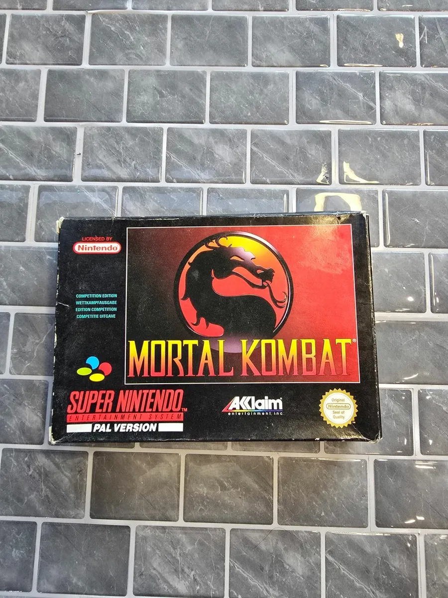Mortal Kombat (Super Nintendo) 1993 SNES Game - Image 1