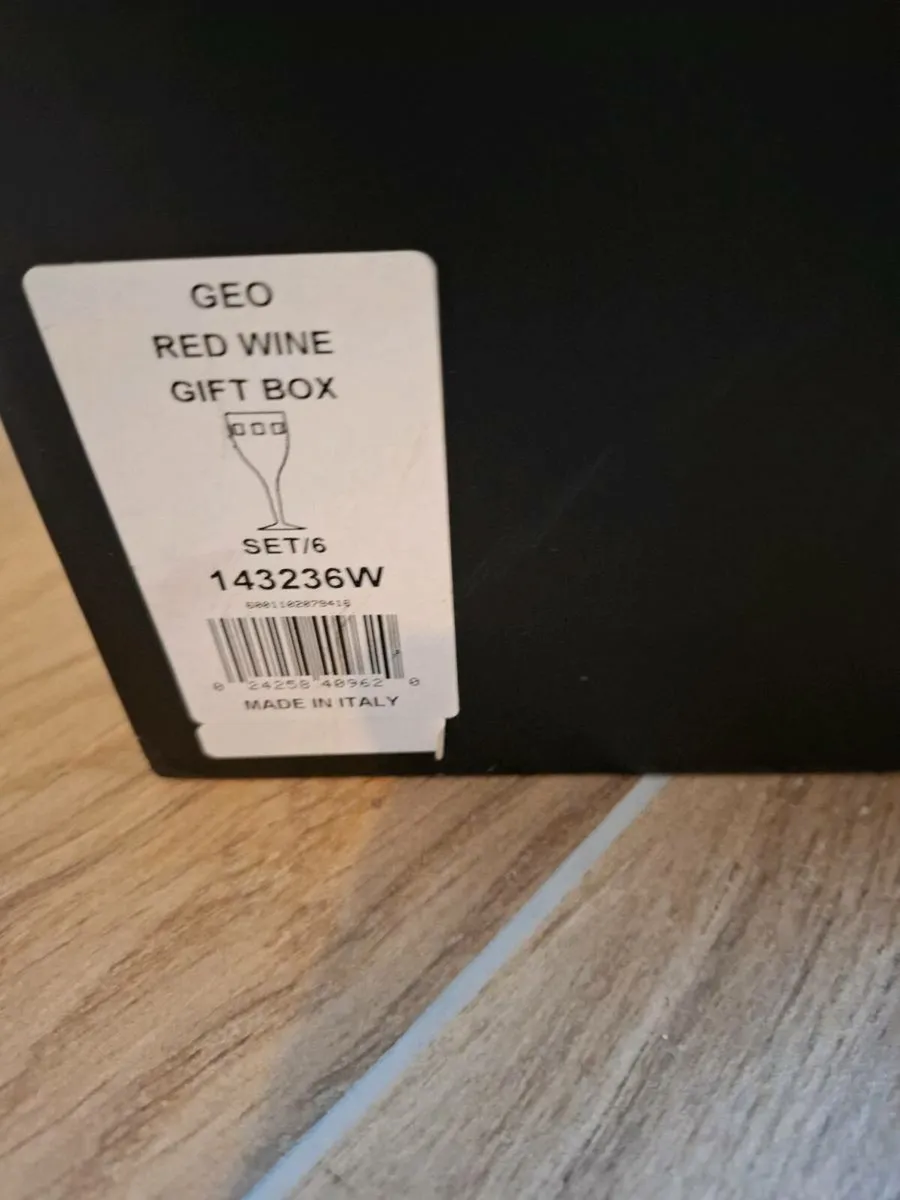 John Rocha at Waterford Crystal wine glasses. - Image 1