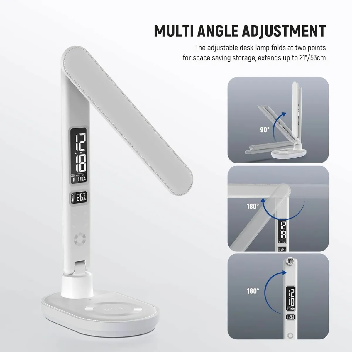 LED Desk Lamp USB Output Phone Charging 3 Modes - Image 4