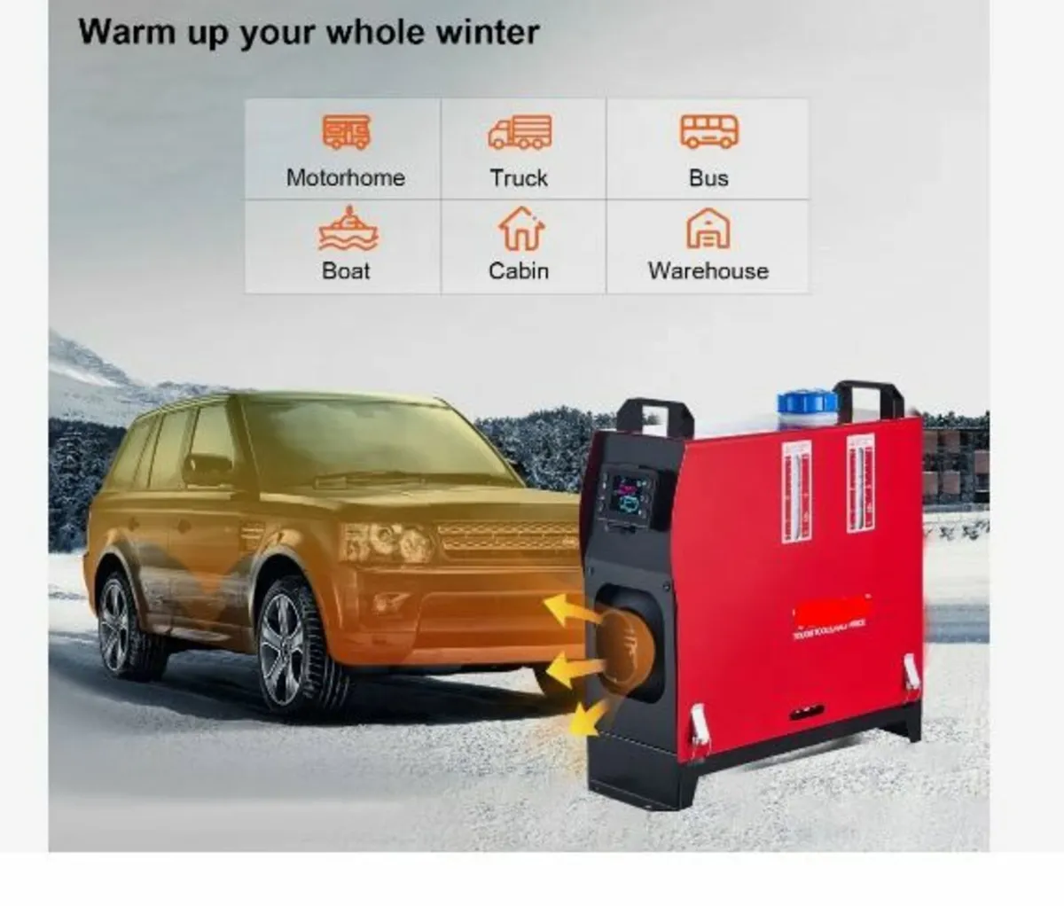 Diesel Heater 12V Diesel Air Heater Muffler 8KW - Image 3