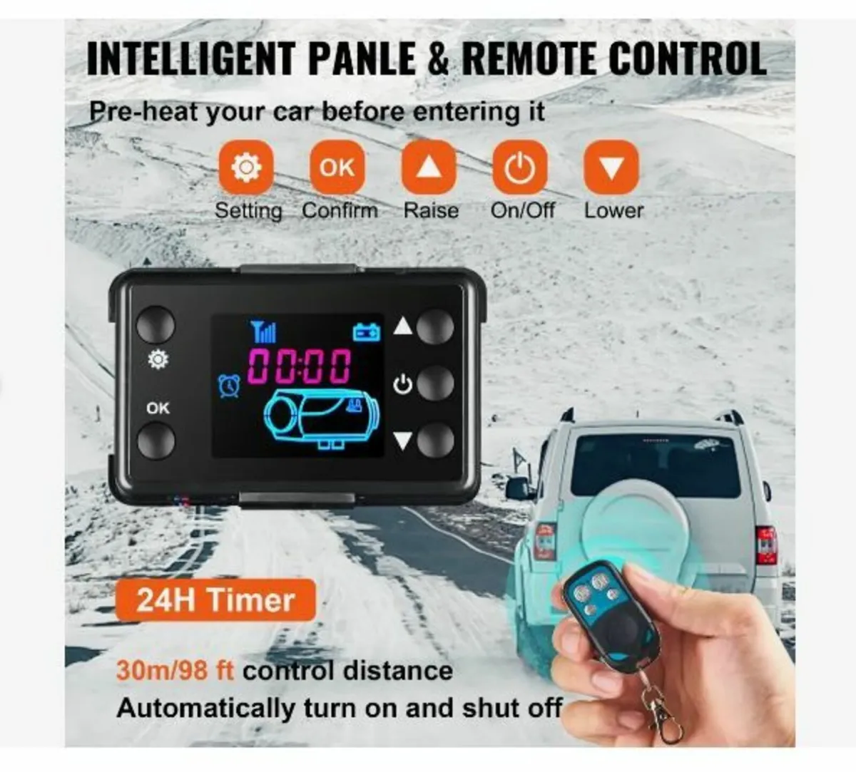 Diesel Heater 12V Diesel Air Heater Muffler 8KW - Image 4