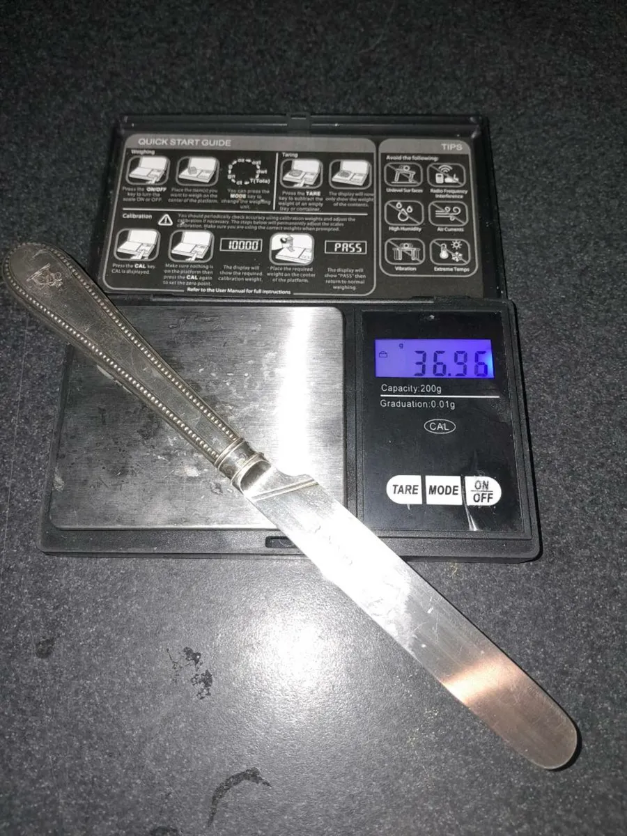 Silver knife 19cm - Image 4