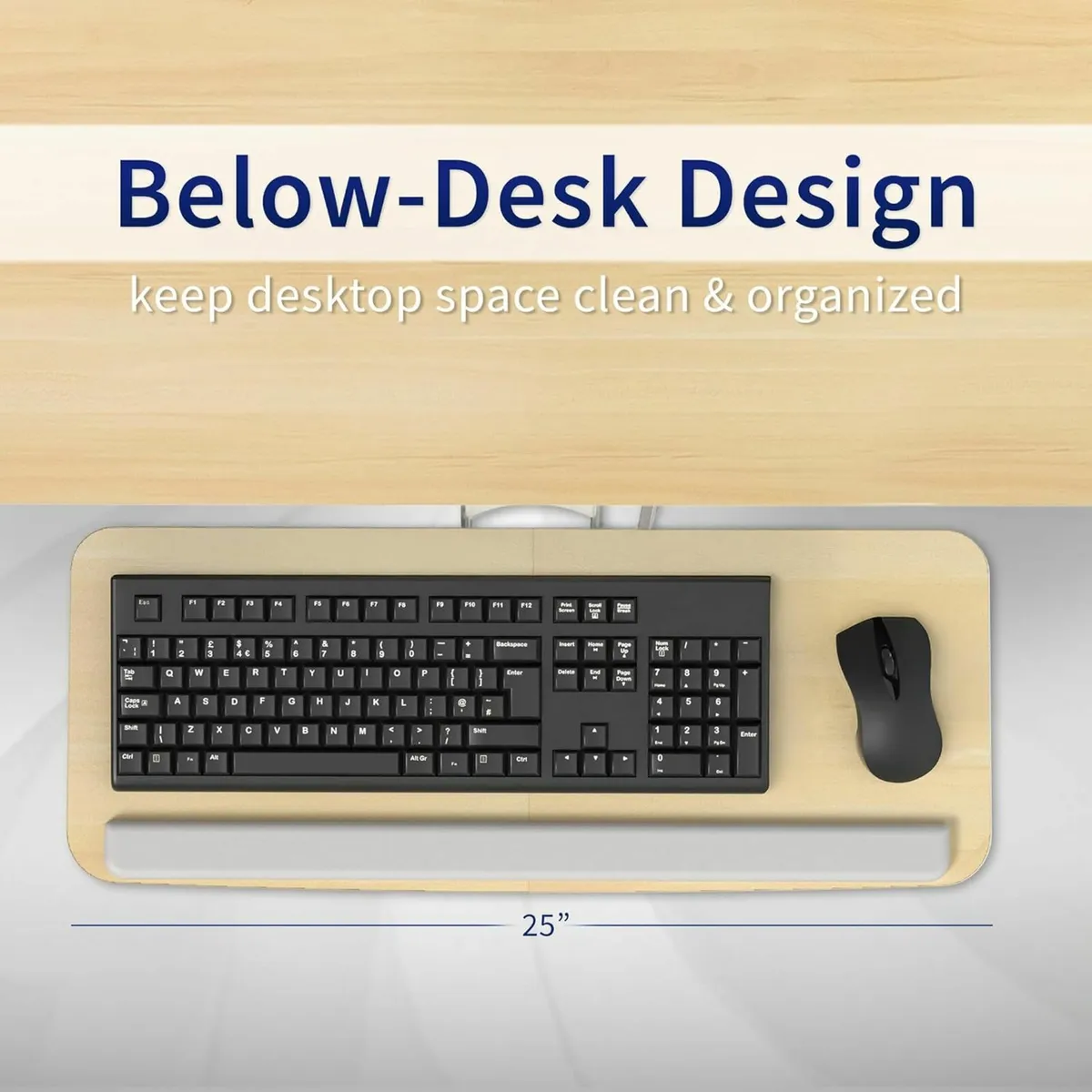 djustable Computer Keyboard Mouse Platform Tray - Image 4