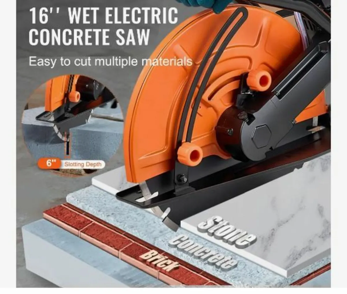 16"/40.6 cm Electric Concrete Saw - Image 3