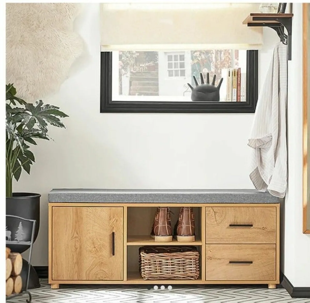 Shoe Bench Shoe Chest with drawers - Image 1