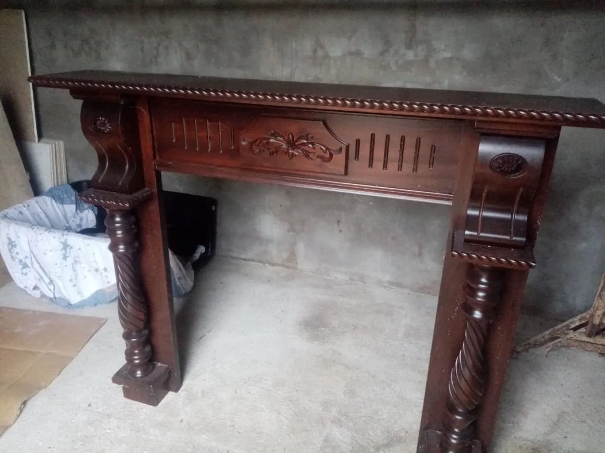 Fireplace & Marble Slab - Image 1