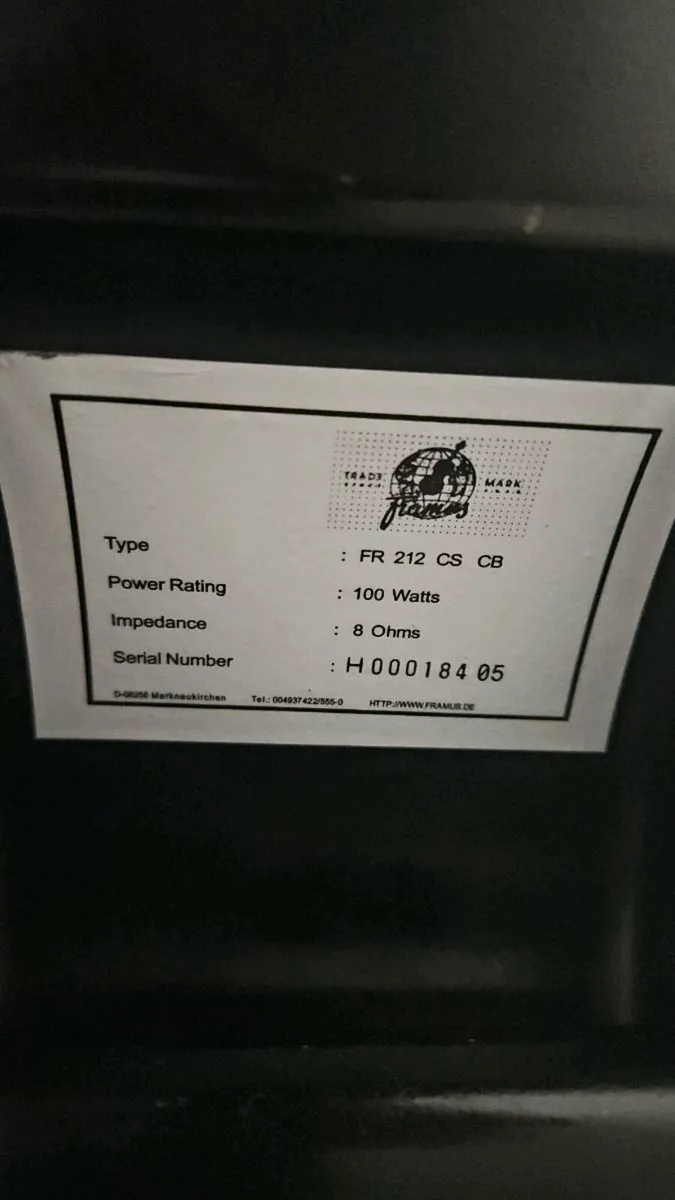 Guitar cab 2x12" Celestion speakers - Image 2