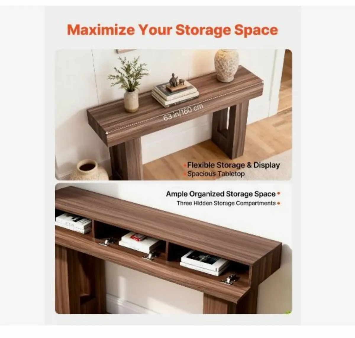 160 cm Console Table - Image 2