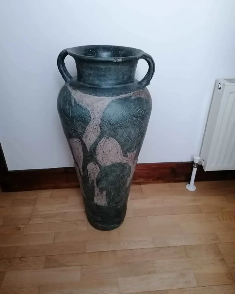 Pottery Floor Vase - Image 1
