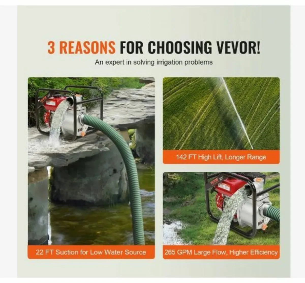 Gasoline Engine Water Pump - Image 3