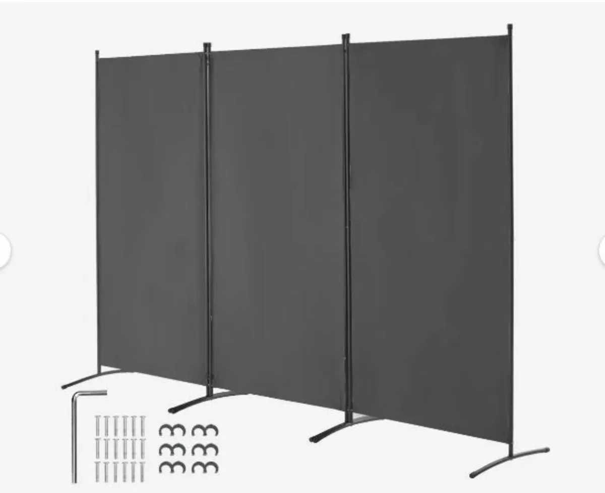 Room Divider, 3 Panels Room Divider - Image 1