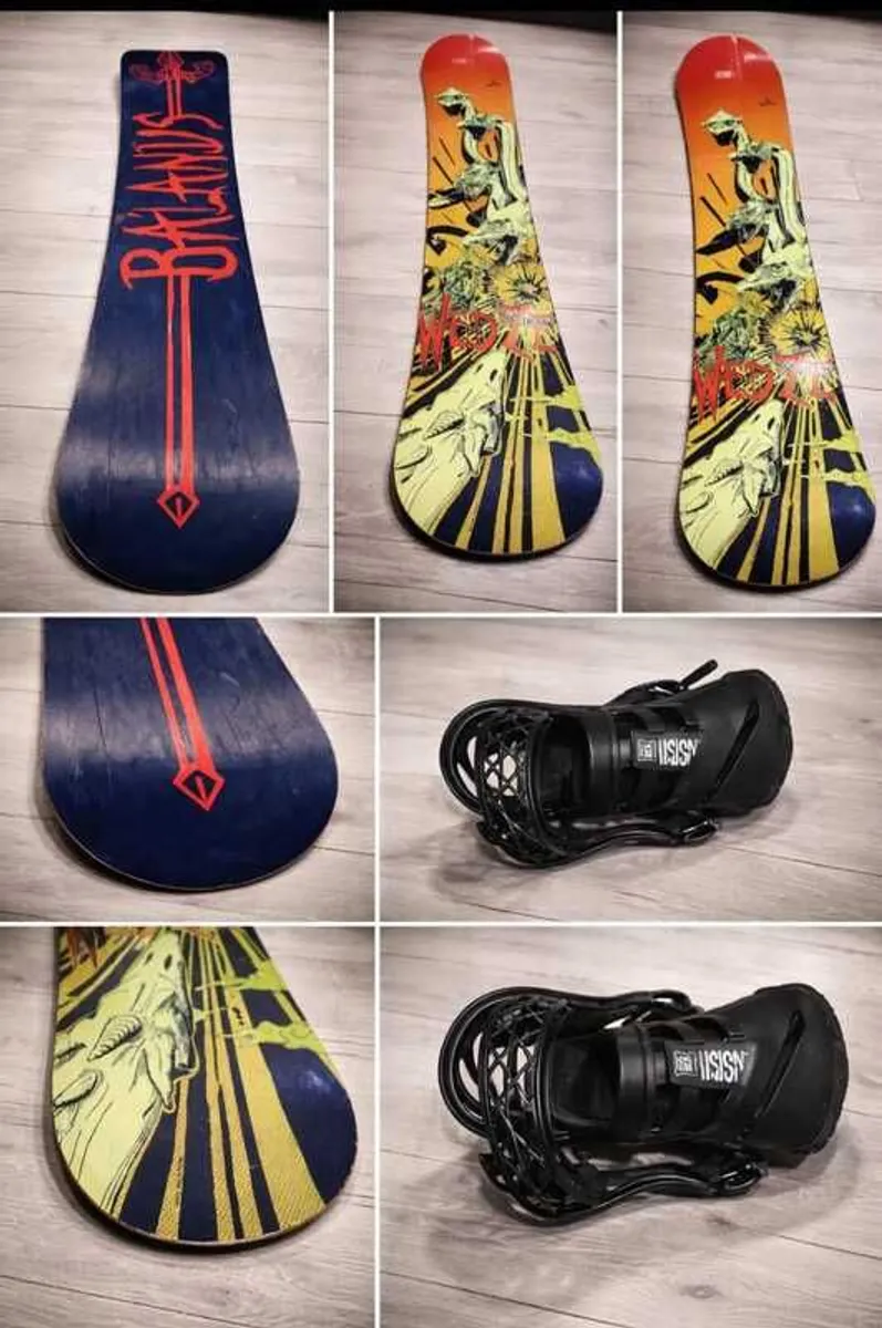 Wedze Snowboard and Bindings. All-Mountain. Good Condition - Image 1