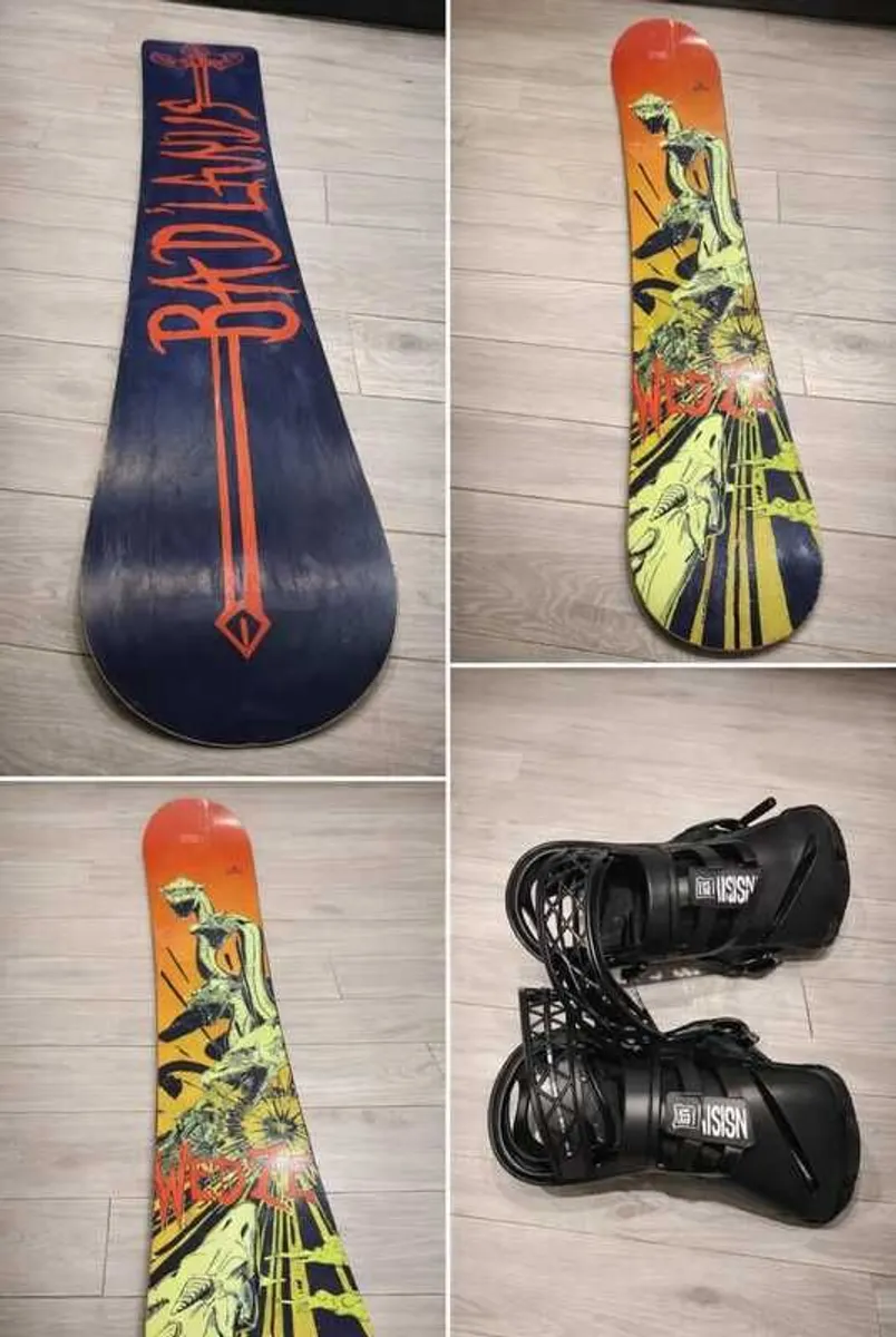Wedze Snowboard and Bindings. All-Mountain. Good Condition - Image 2