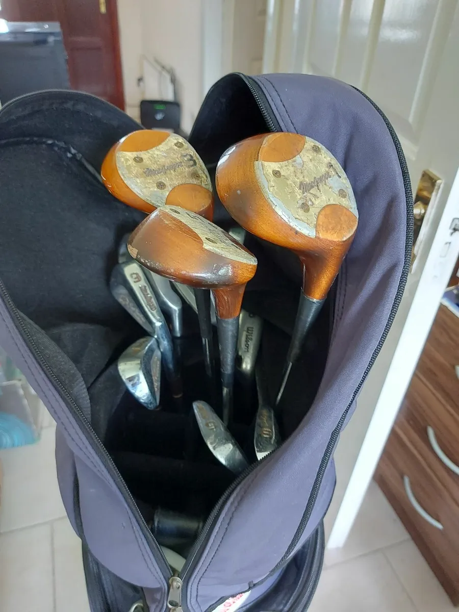 Full Set of Golf Clubs in a Golf Bag - Image 3