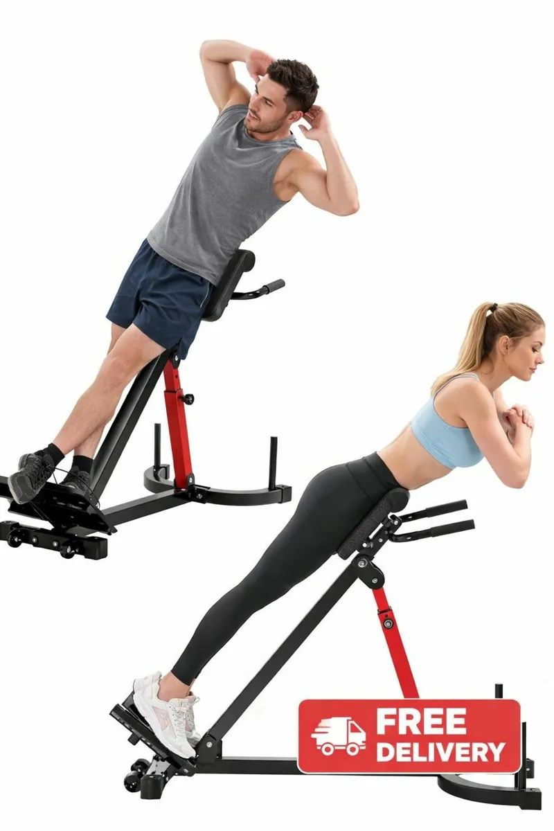 Roman Chair Hyper Extension Bench Adjustable Multi - Image 1
