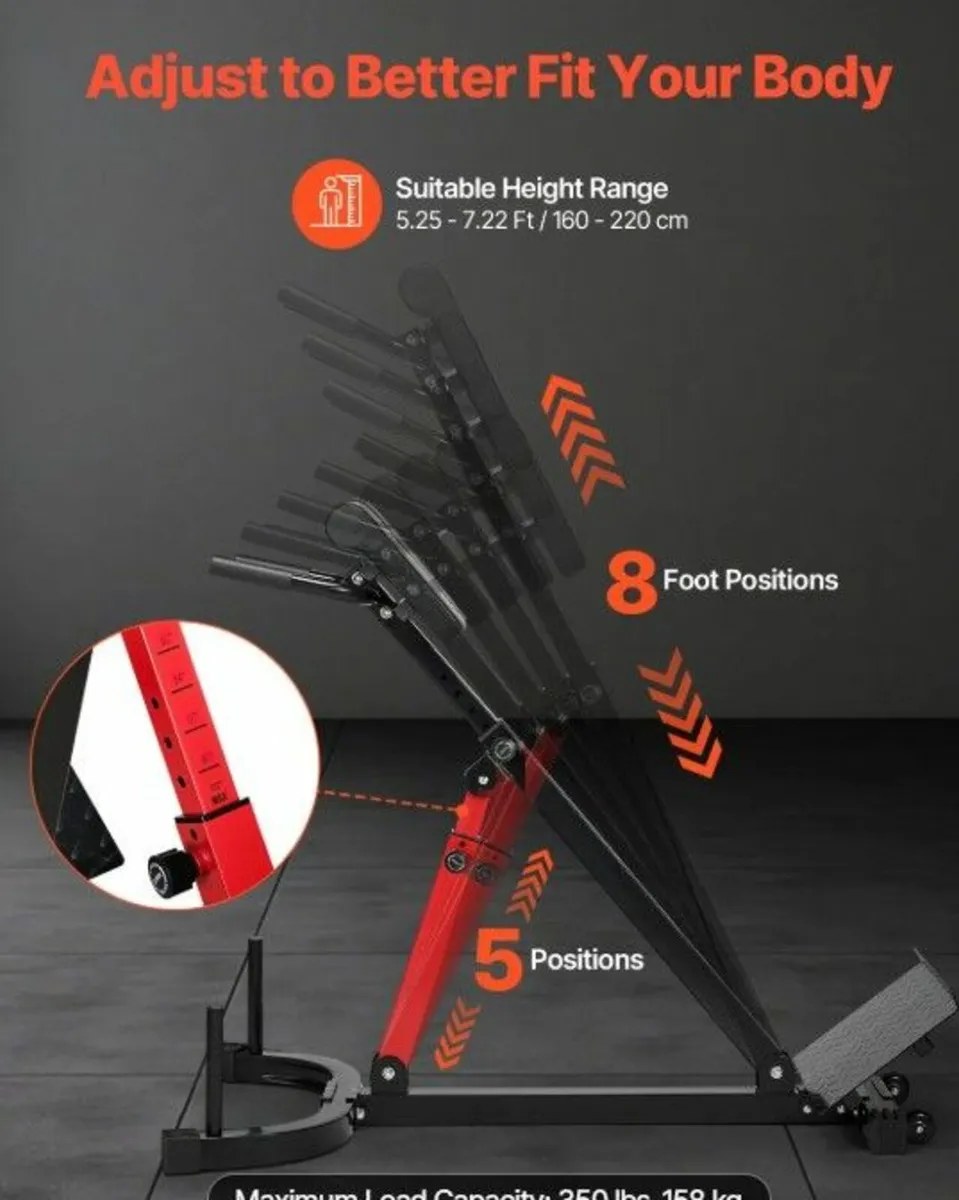 Roman Chair Hyper Extension Bench Adjustable Multi - Image 4