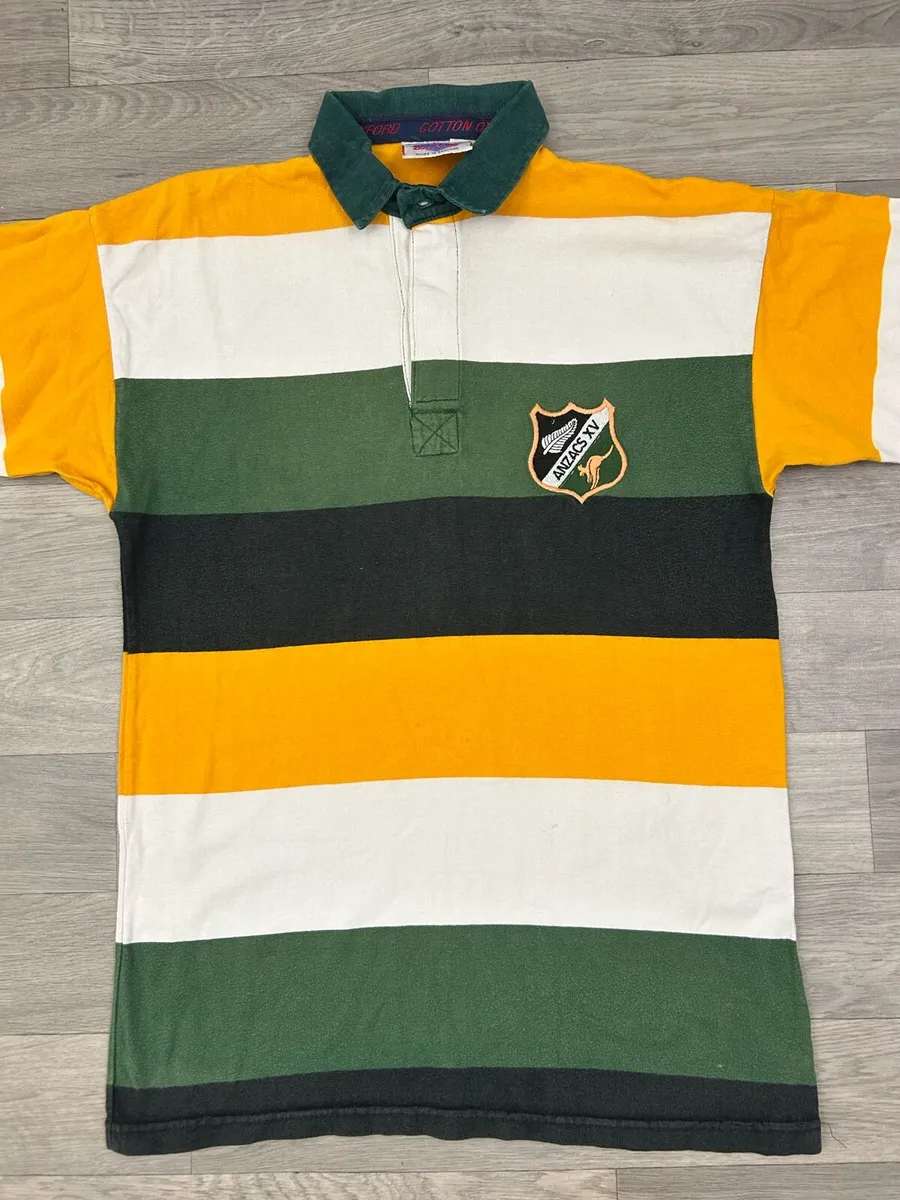 Vintage 1989 Cotton Oxford ANZACS XV Rugby Jersey - Image 2