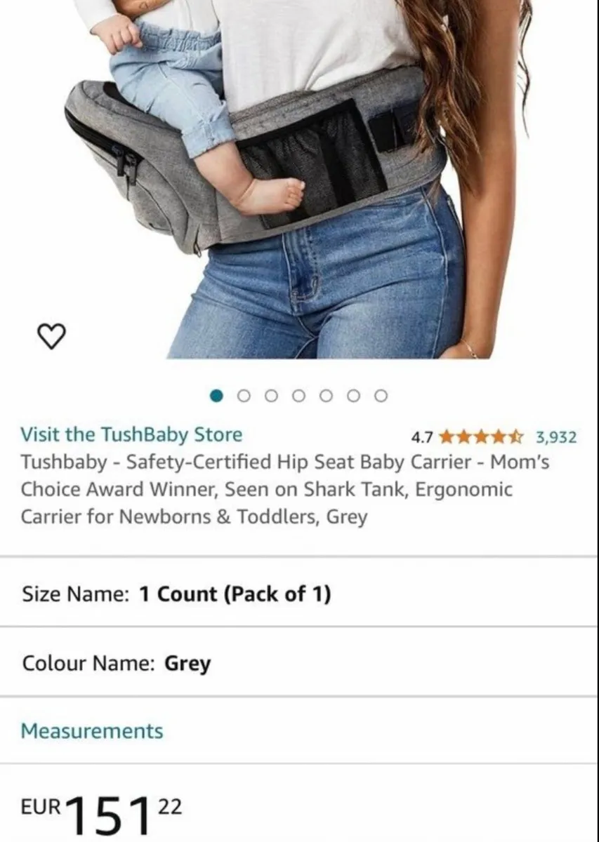 Hip Seat Baby Carrier - Image 4