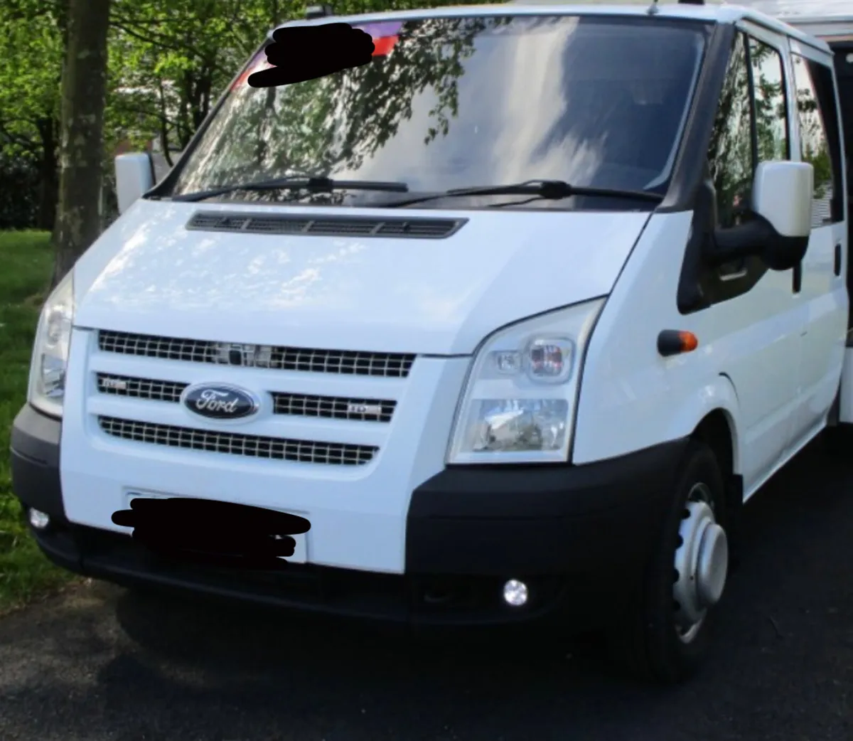 Ford transit crew cab tipper