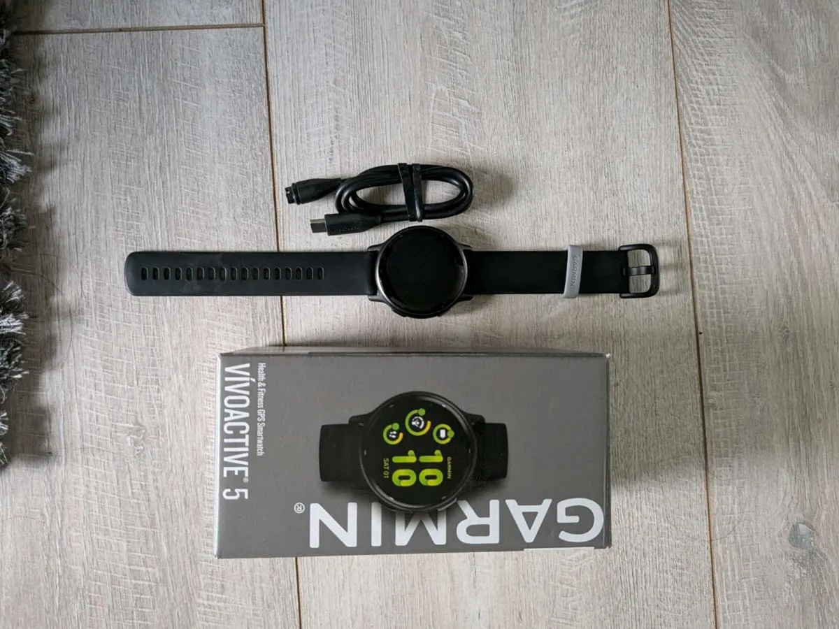 GARMIN vivoactive 5 Smart Watch - Slate & Black - Image 3