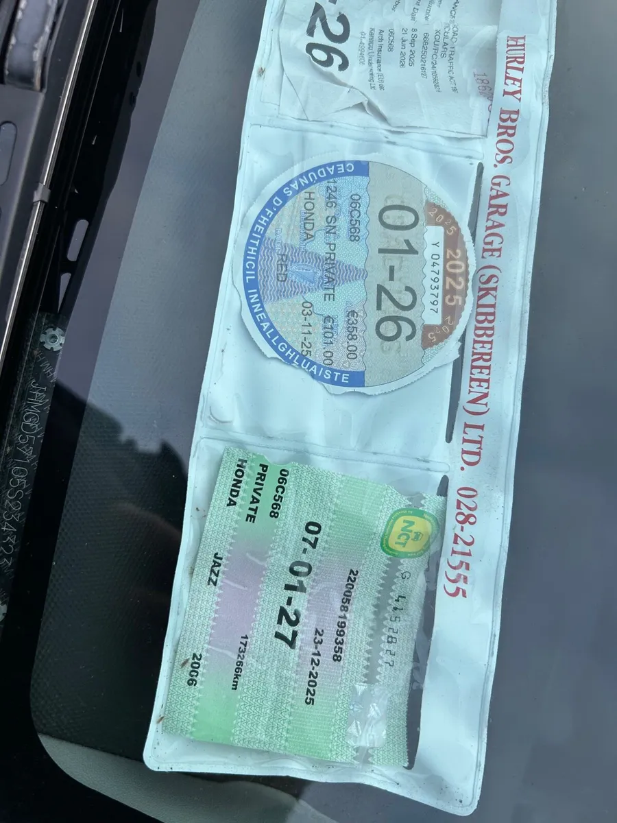 ‘06 Jazz, Nct 1/27 , 173k kms - Image 2