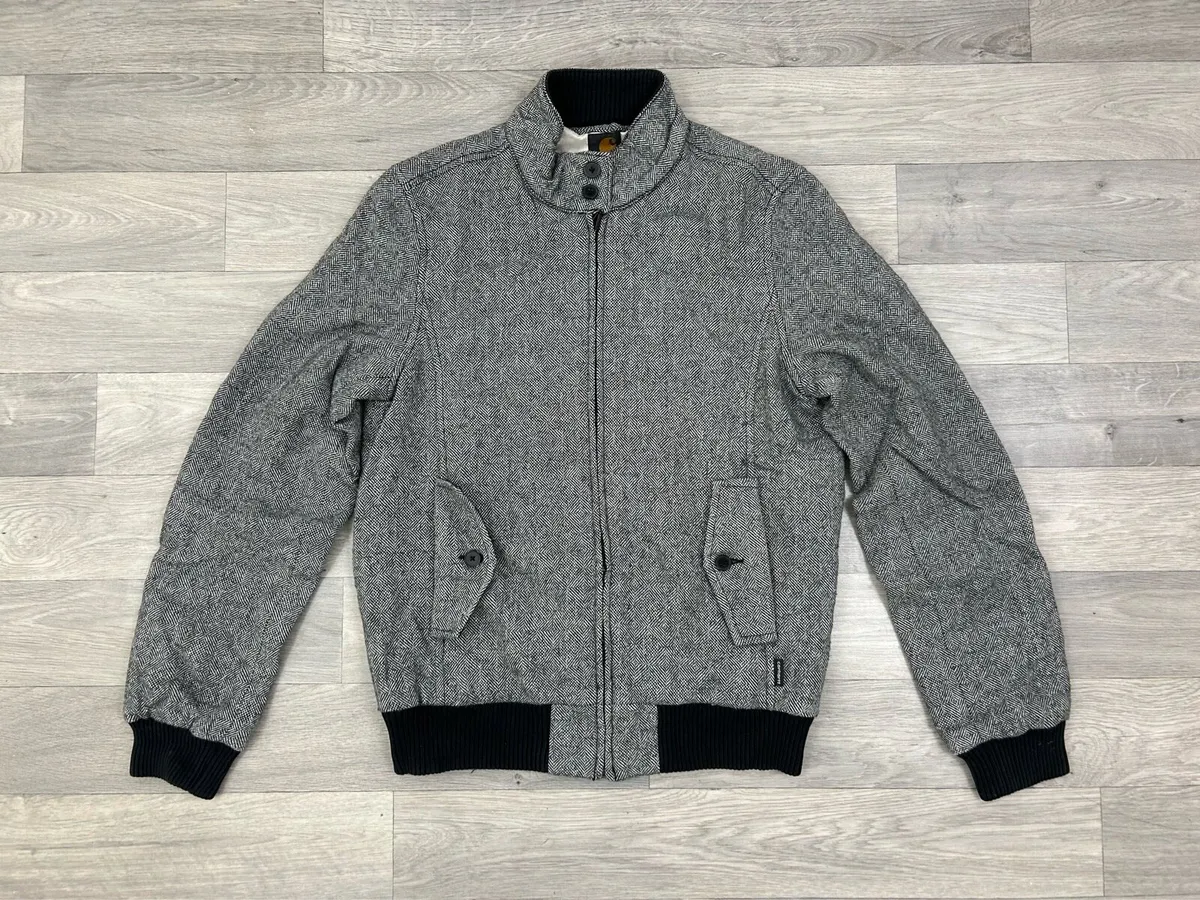 Carhartt Harrington Wool Blend Herringbone Jacket - Image 1