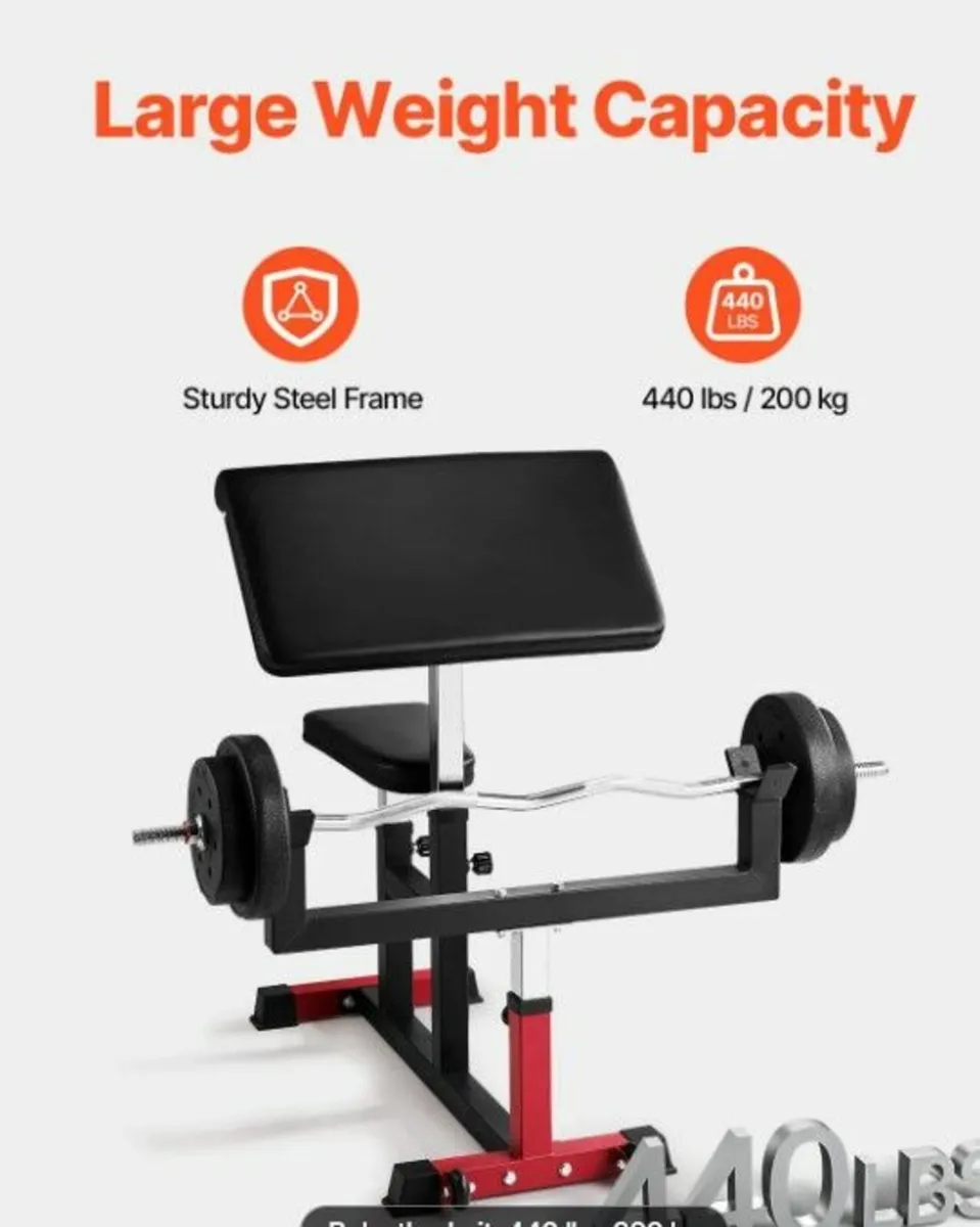 Preacher bench 200kg - Image 2