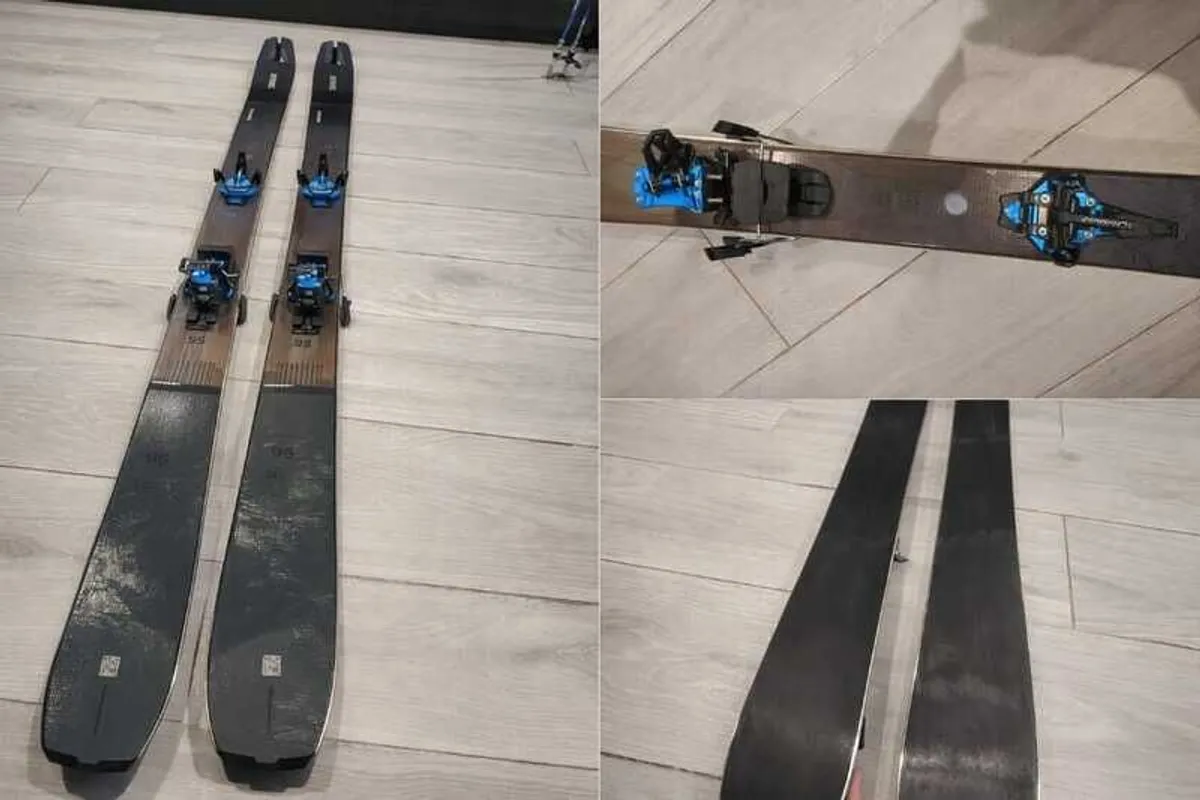 Atomic Backland 95 Skis 185cm  Touring  Backcountry Bindings Included - Image 1