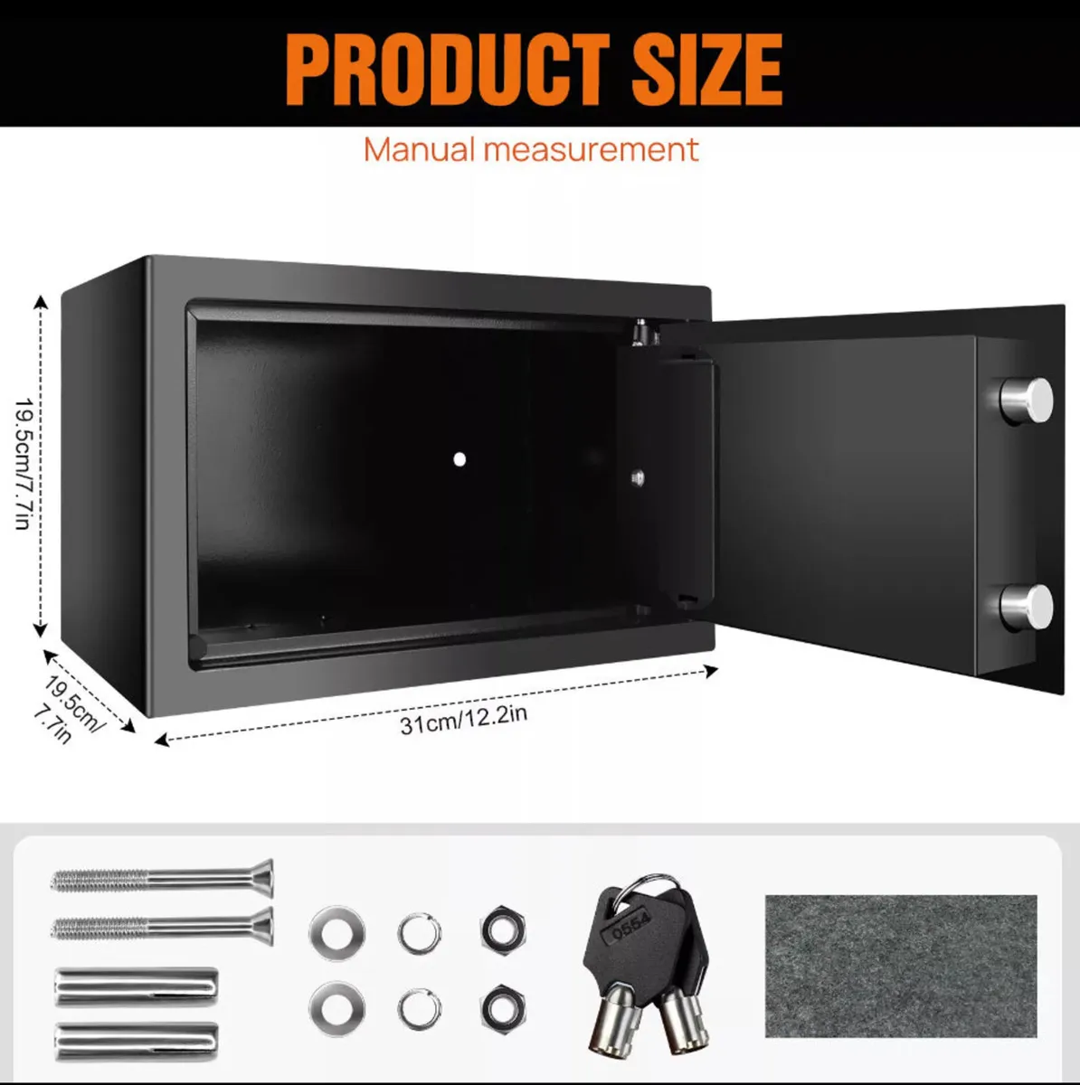 Home Safe 8.5l Secure Digital Safe NEW - Image 3