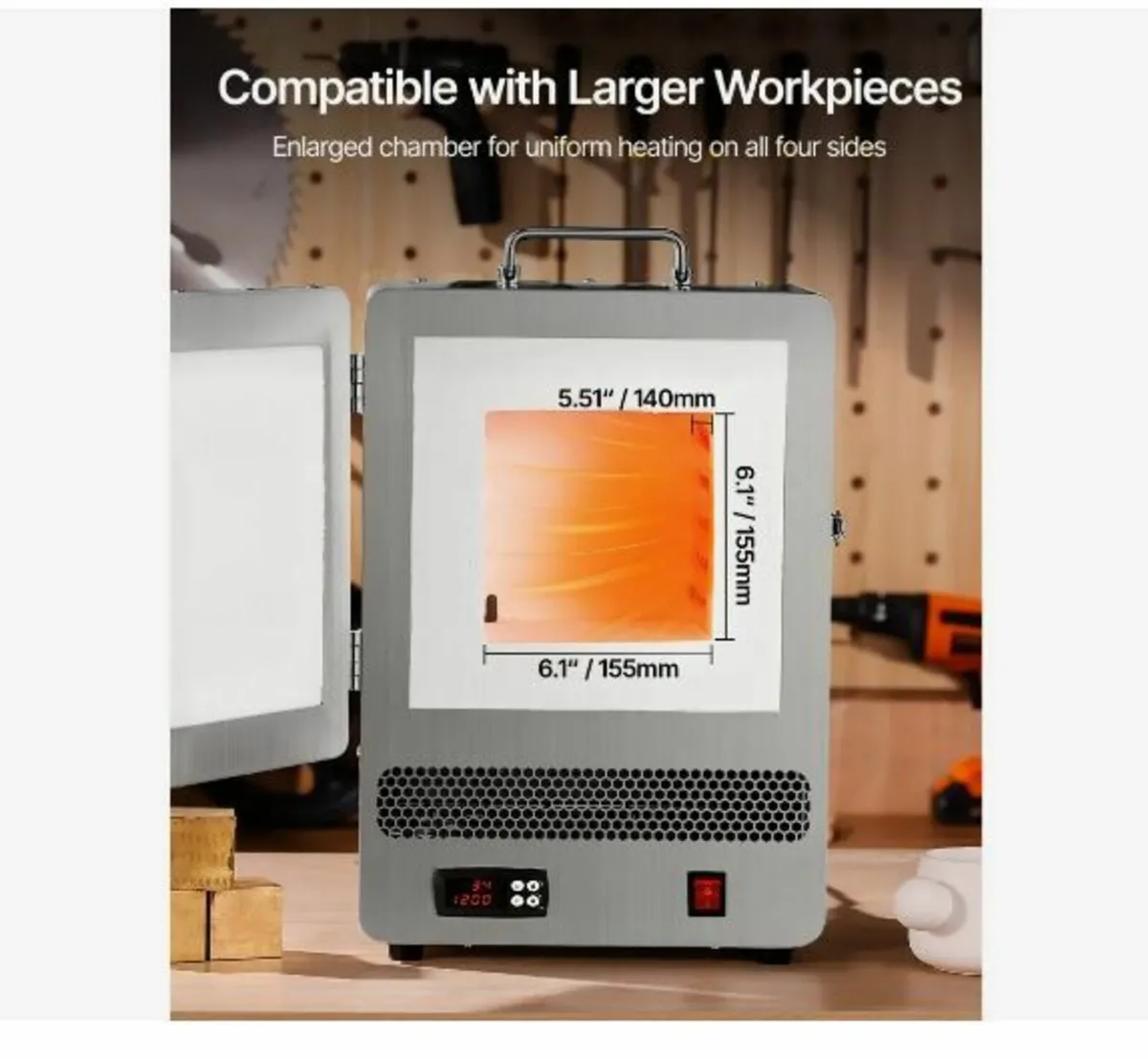 Tabletop Kiln Melter, 1500W - Image 2