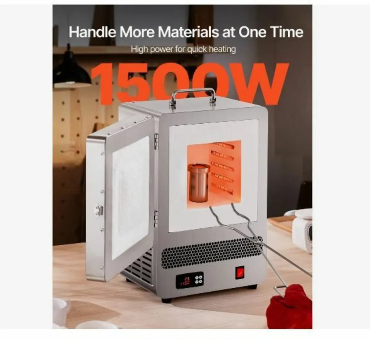 Tabletop Kiln Melter, 1500W - Image 4