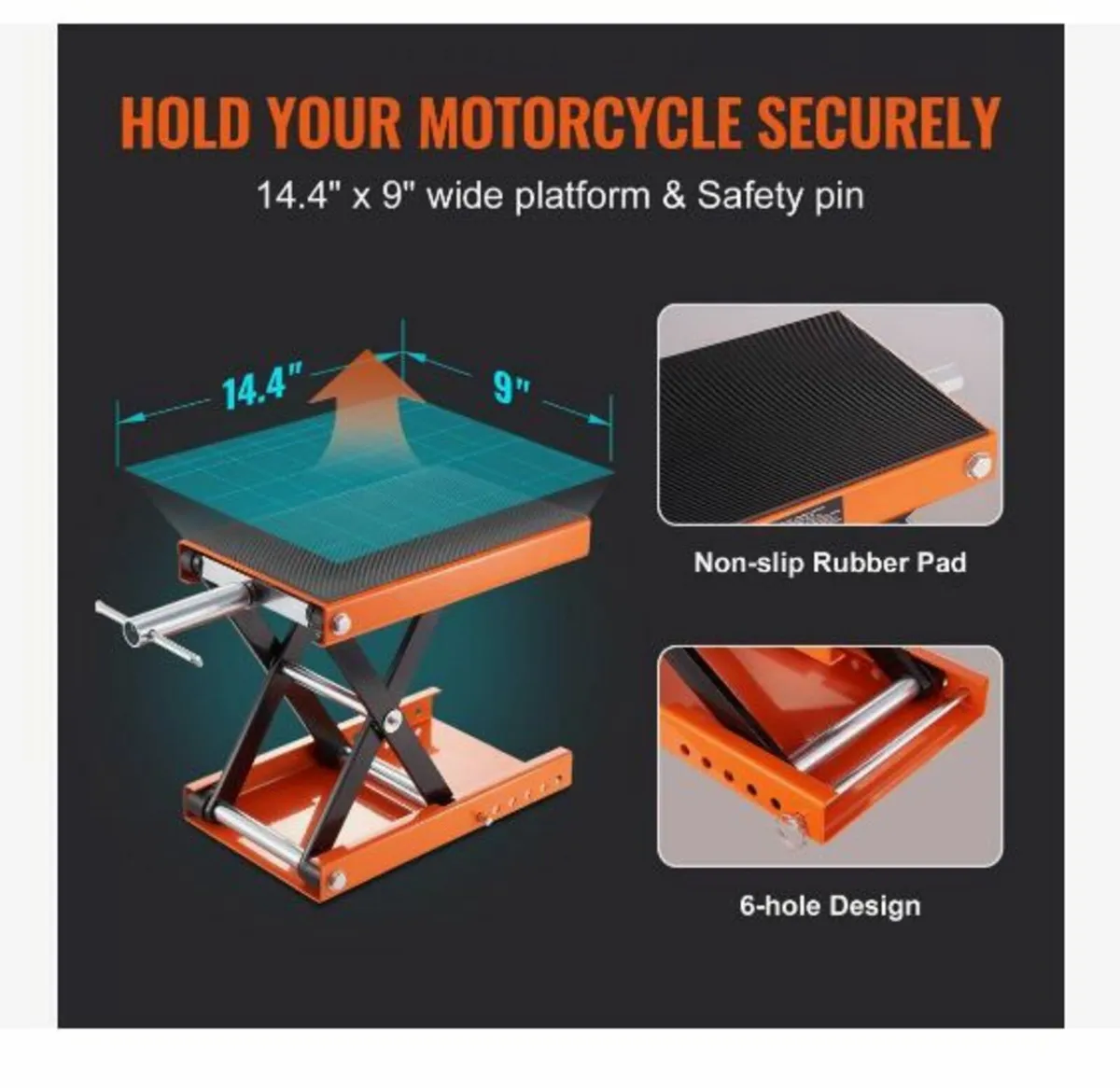 Motorcycle Scissor Jack Lift 499.5 kg - Image 3