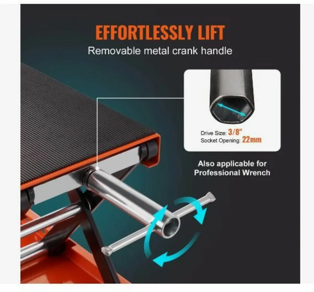 Motorcycle Scissor Jack Lift 499.5 kg - Image 4