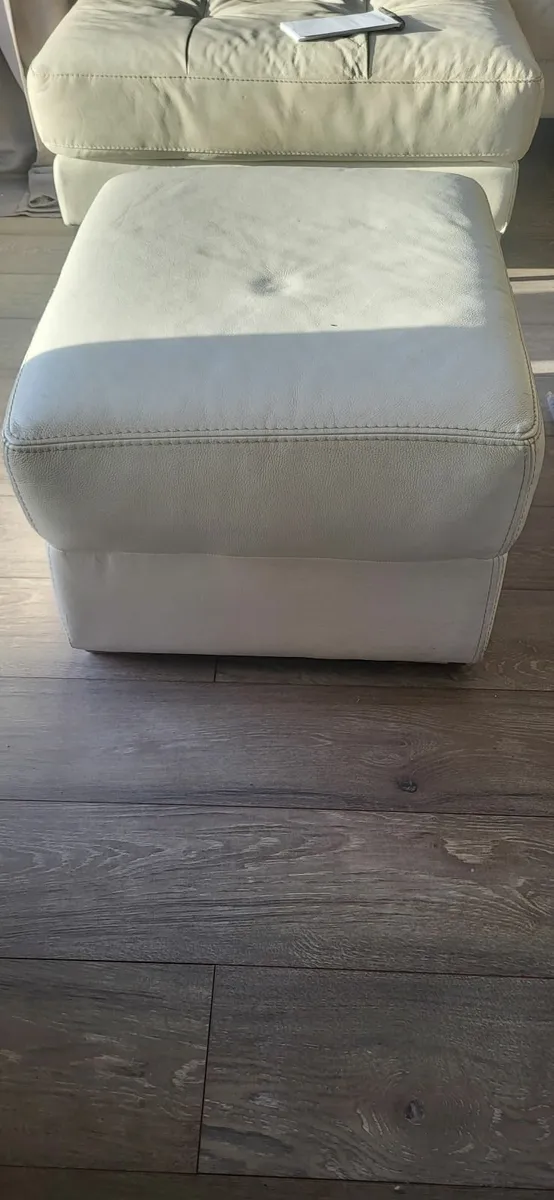 3.seater sofa, arm chair and footstool - Image 1