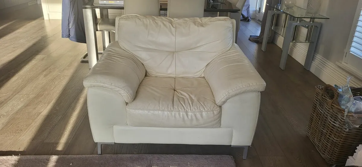 3.seater sofa, arm chair and footstool - Image 4