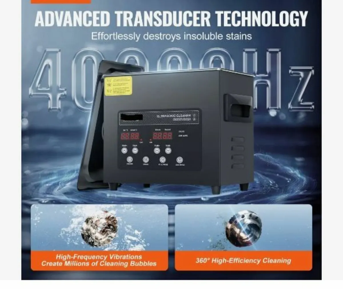 3L Ultra Sonic Cleaner, 120W Digital Ultrasonic - Image 3