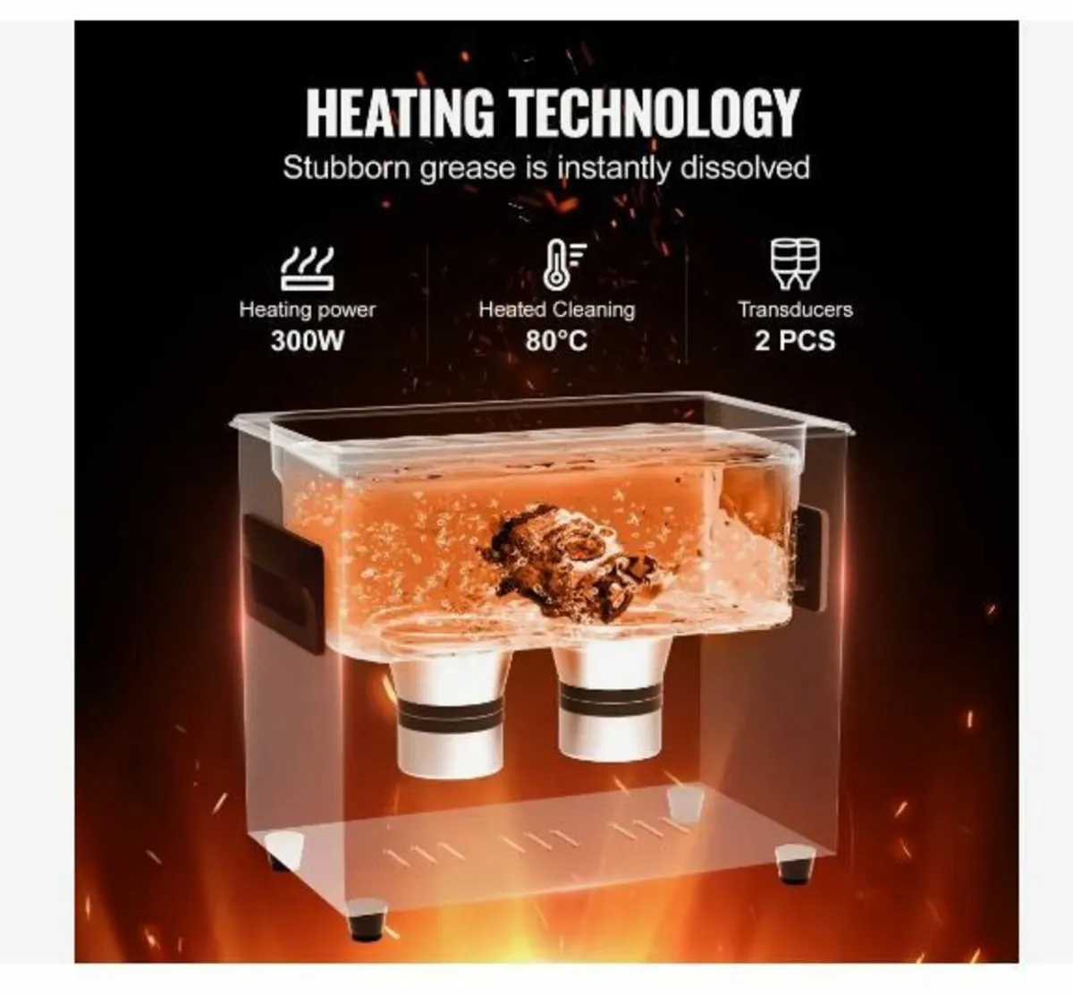 3L Ultra Sonic Cleaner, 120W Digital Ultrasonic - Image 4