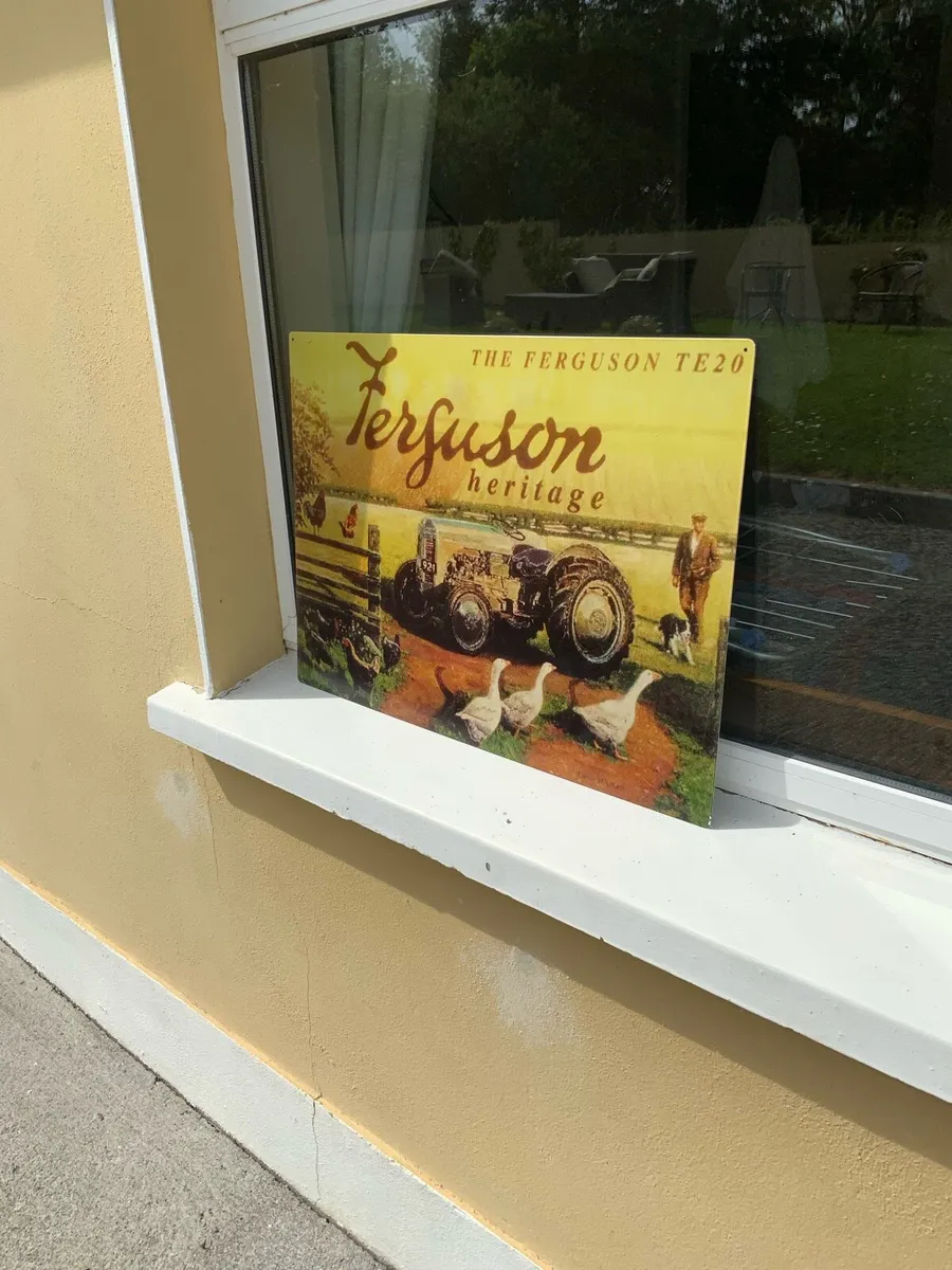 Large Ferguson heratage metal sign - Image 2