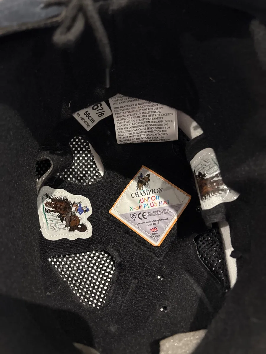 Champion Junior riding hat - Image 3
