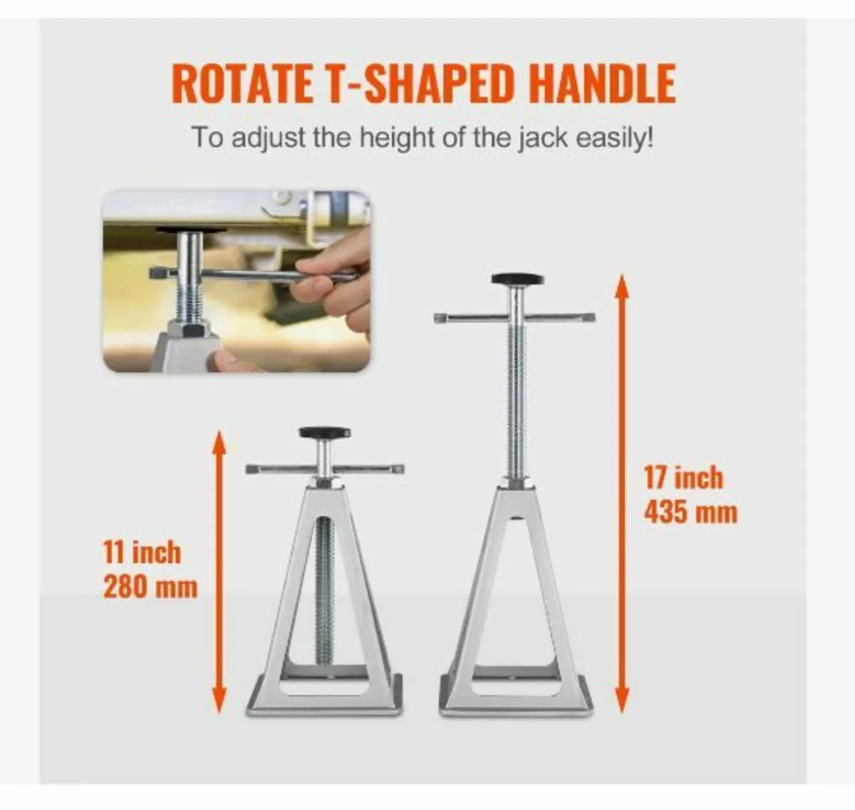 RV Stabilizer Jacks, 4 Pack Aluminum - Image 3