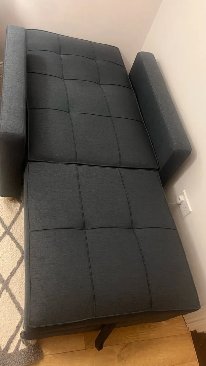 1 Seater Fabric Accent Chairs Bed - Image 3