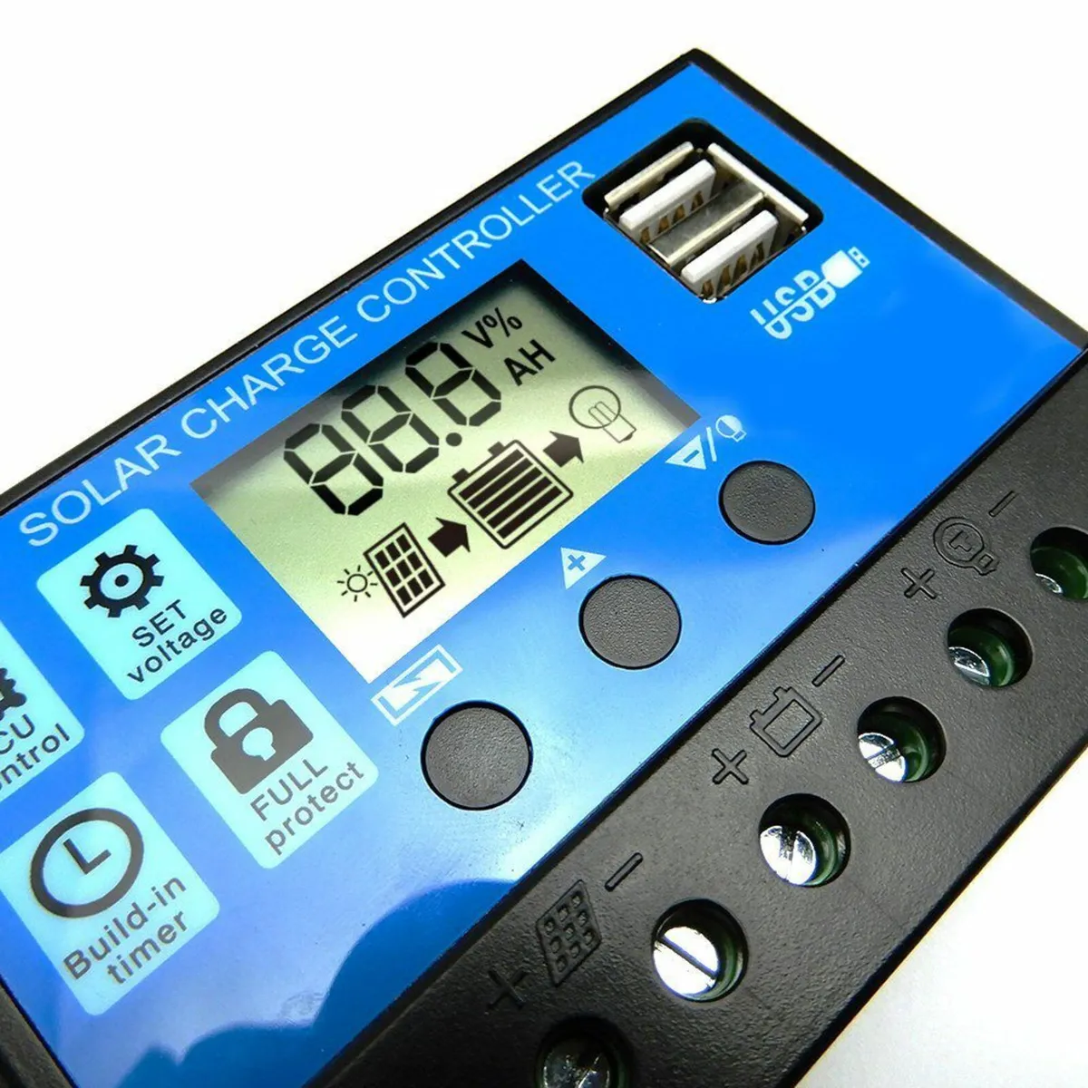 Solar Charge Controller 12V/24V 30Amp for Camper - Image 4