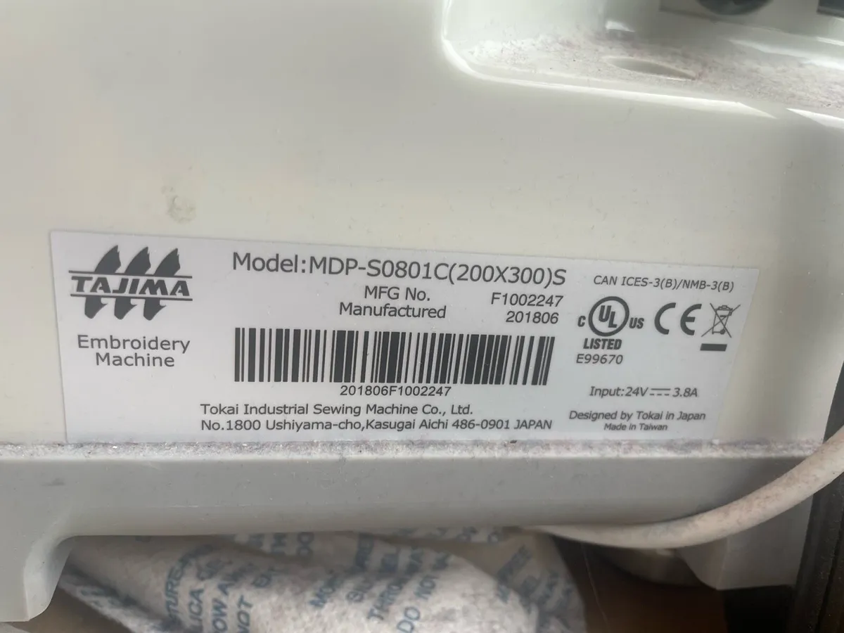Tajima Embroidery Machine - Image 2
