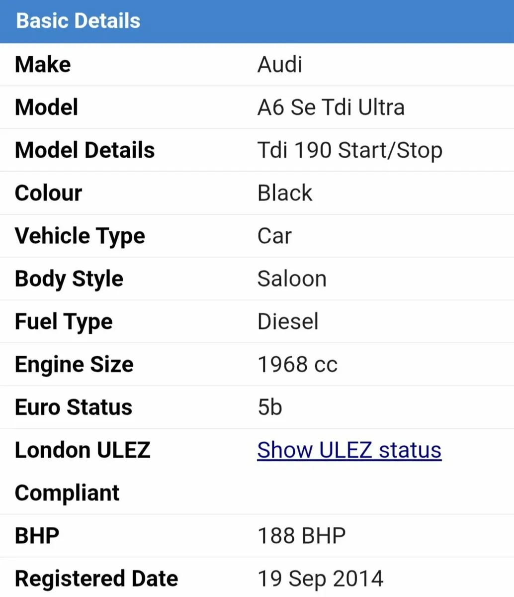 Audi A6 2014 - Image 2