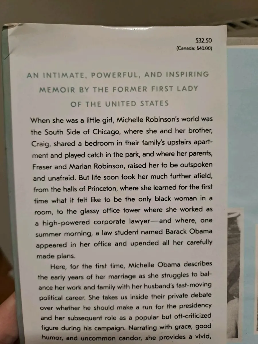 Becoming by Michelle Obama 1st ed - Image 3