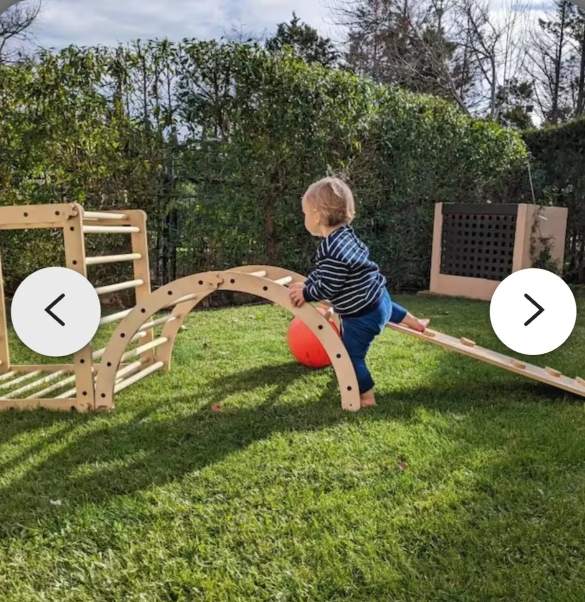 Transformable Pikler, Arch & Climbing Board - Image 3