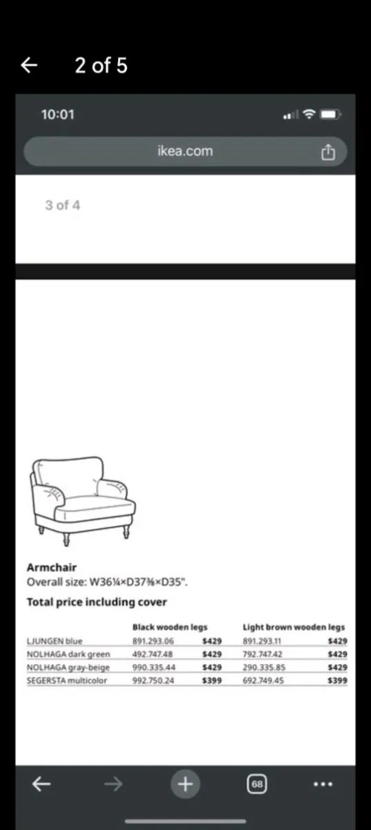 Ikea Stocksund Armchair - Image 2